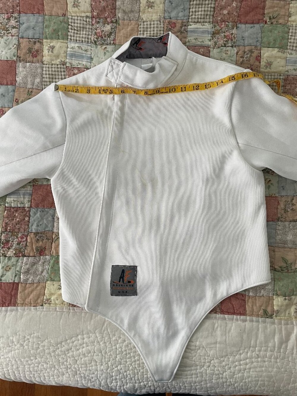 Absolute Fencing Stretchy Front Zip Left-Handed Fencing Jacket Size US 36